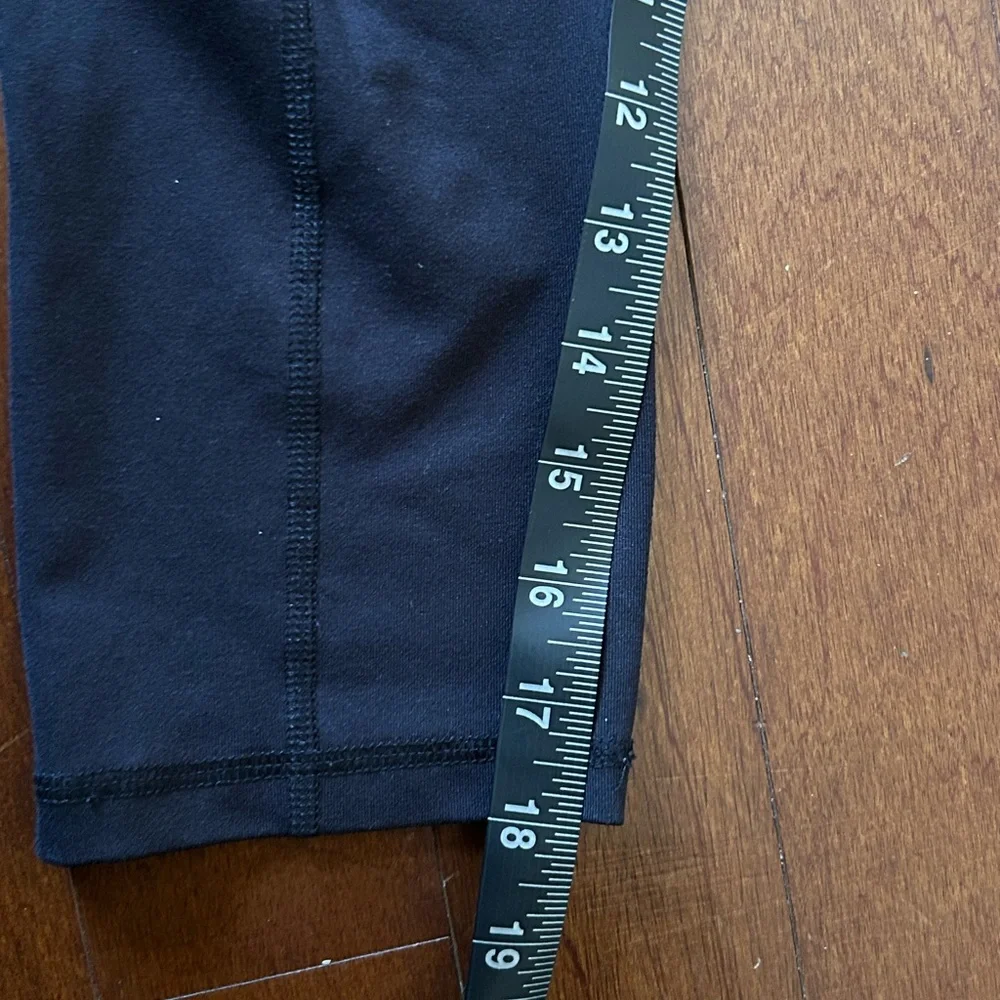 Bebe Sport Cropped Leggings Y2K Millennial Silver Logo Size S Activewear Fitness